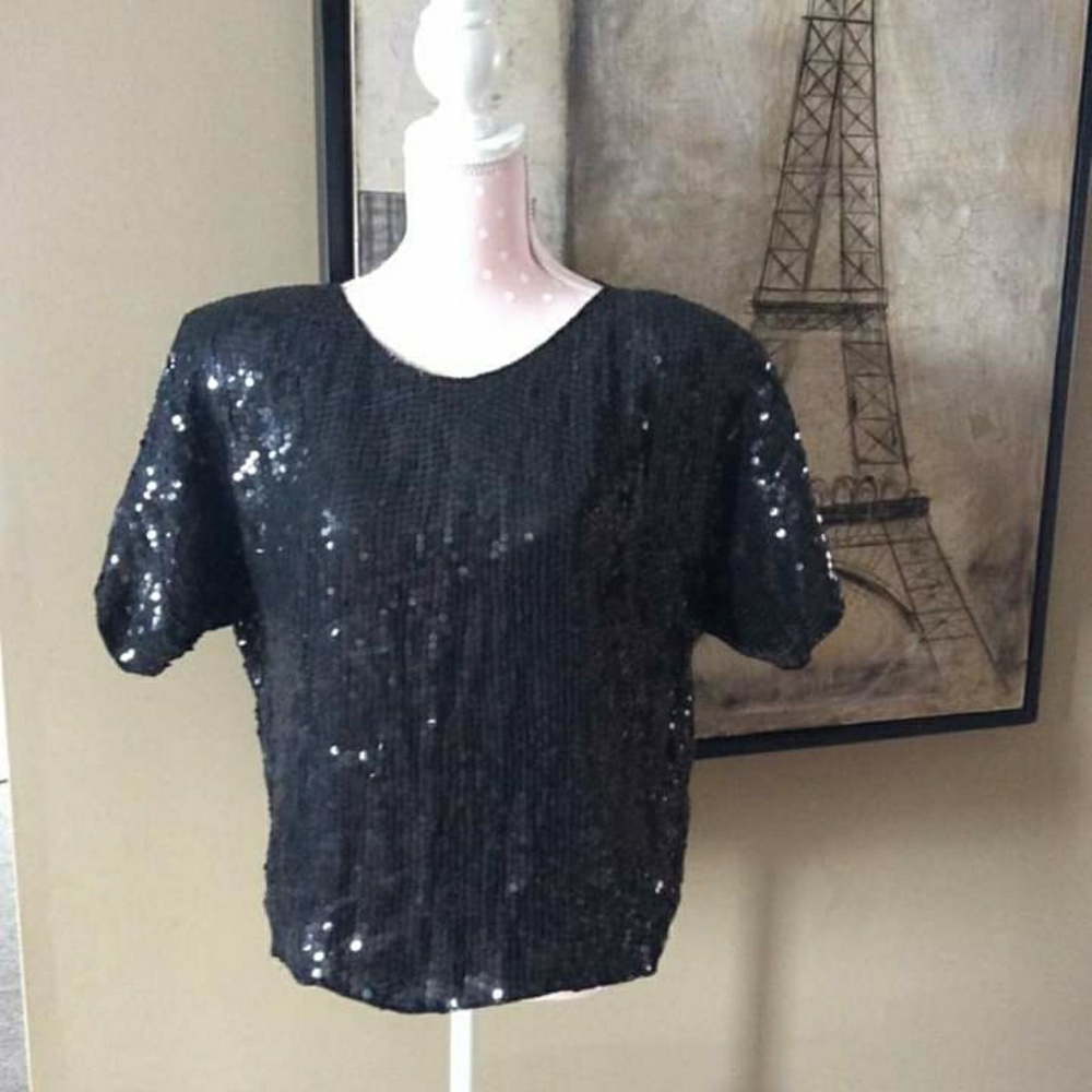 Vintage Sequin top